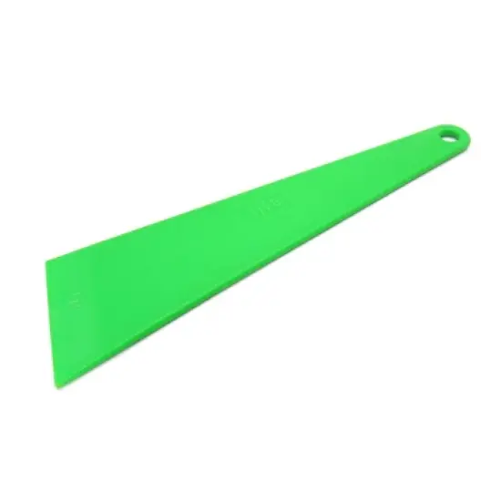 Unique Bargains Triangle Tip Car Window Film Scraper Green 1 Pc image {1}