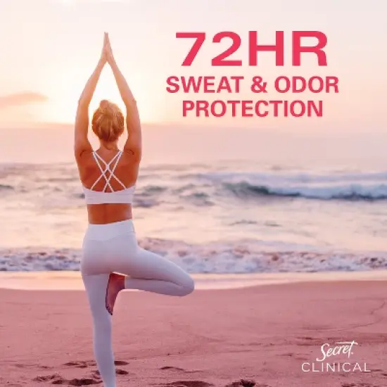 Secret Clinical Strength Invisible Solid Antiperspirant & Deodorant - Strawberry Fizz - 1.6oz image {7}