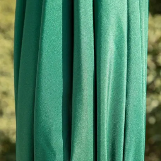 Captiva Designs 9ft Fringed Cantilever Offset Patio Market Umbrella image {2}