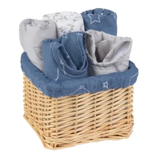 Trend Lab Feeding Basket Gift Set - Lumberjack Moose 7pc image {8}