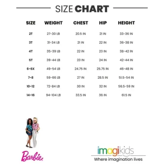 Barbie Girls T-Shirt Little Kid to Big image {4}