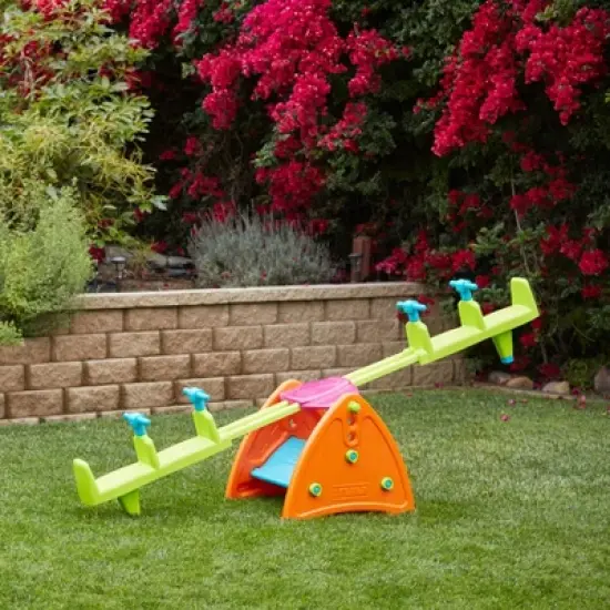 ECR4Kids Quad Seesaw, Play Structure, Multi image {3}