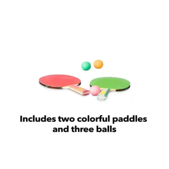 HearthSong - Pick-Up-and-Go Portable Table Tennis Family Game for Indoor and Outdoor Active Play image {7}