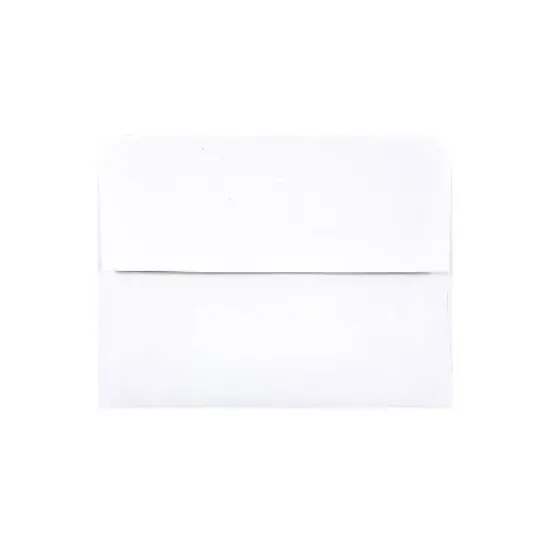JAM Paper A2 Foil Lined Invitation Envelopes 4.375 x 5.75 White with Red Foil 72158I image {1}