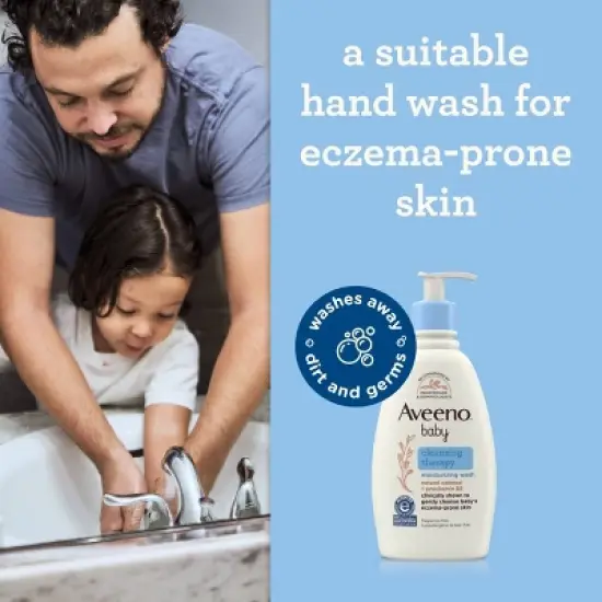 Aveeno Baby Cleansing Therapy Moisturizing Wash - 8 fl oz image {3}