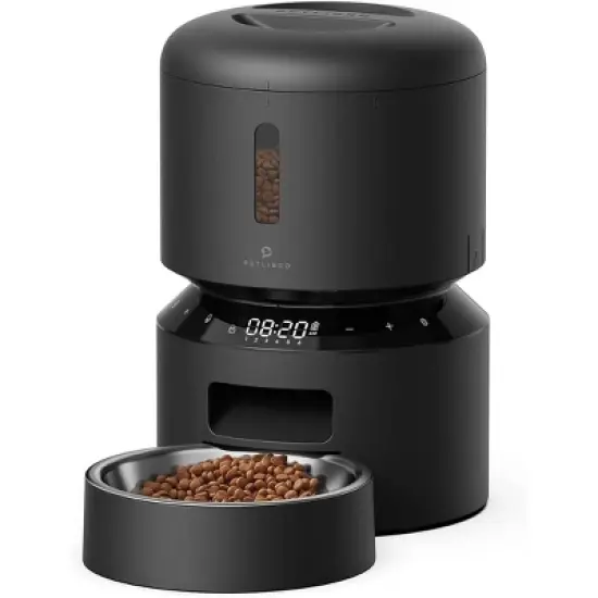 PETLIBRO Automatic Cat Feeder, Pet Dry Food Dispenser Triple Preservation & Stainless Steel Bowl, Small/Medium Pets - 3L image {8}