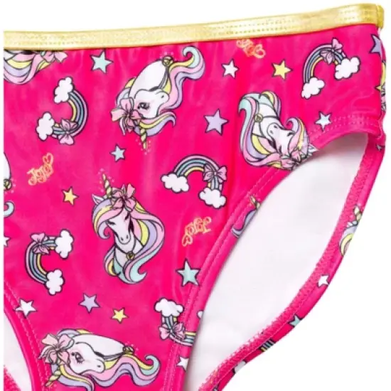 JoJo Siwa Girls Racerback Tankini Top and Bikini Bottom Swim Set Little Kid to Big Kid  image {6}