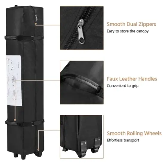 Yaheetech 10x10ft Pop-up Canopy with One-Push-To-Lock Setup Mechanism image {4}