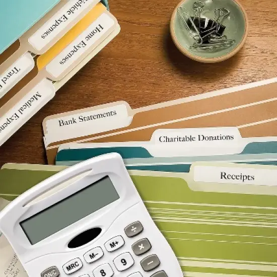 Avery Laser/Inkjet File Folder Labels 2/3" x 3 7/16" White 30/Sheet 779330 image {1}