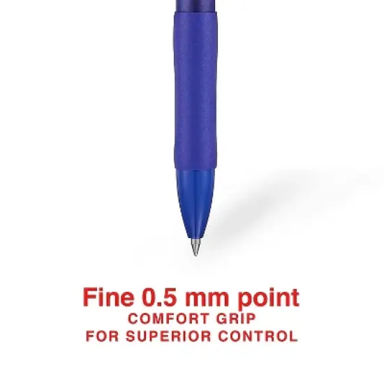 Staples AURA GEL RT FINE 0.5MM BLUE 12 50365 image {2}