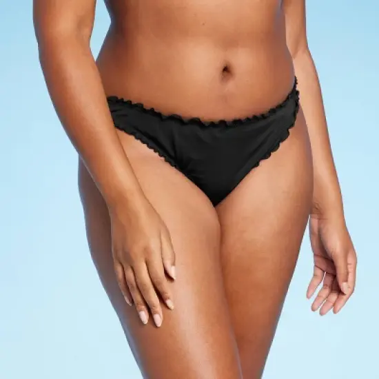 Women's Ruffle High Leg Extra Cheeky Bikini Bottom - Shade & Shore&trade; image {3}