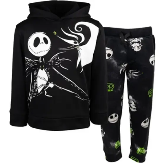 Disney Nightmare Before Christmas Jack Fleece Hoodie & Pants image {7}