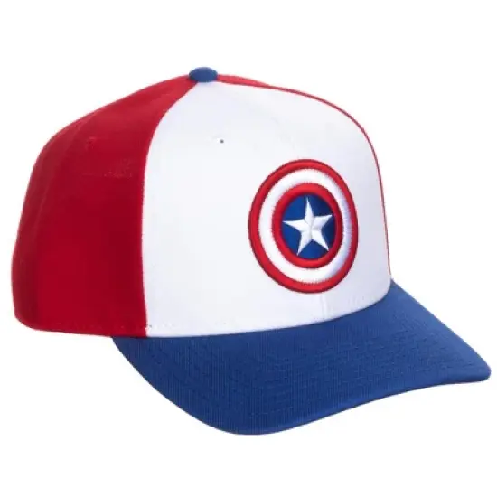 Marvel Captain America Comic Book Superhero Snapback Hat image {2}