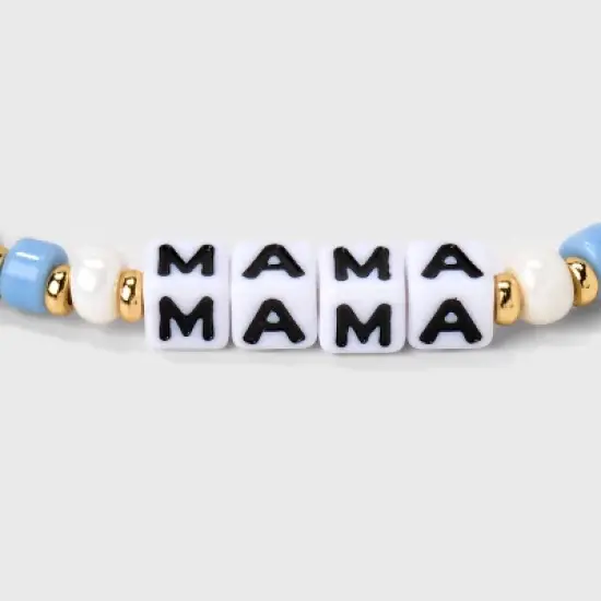 Little Words Project Mama Bracelet - Pink/Blue image {4}