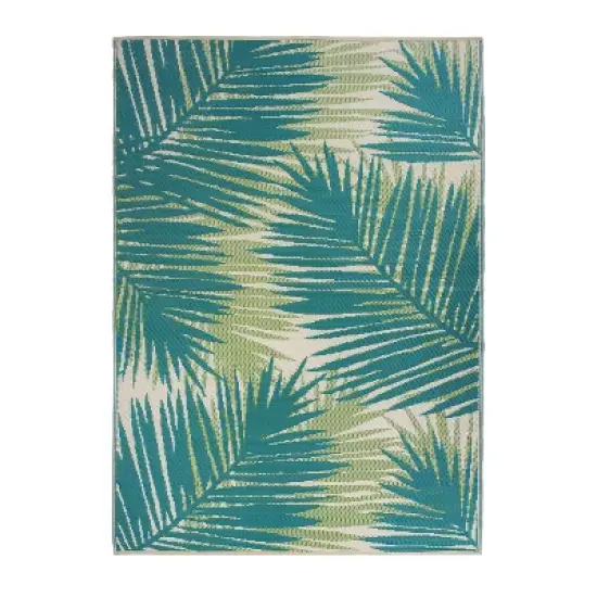 World Rug Gallery Floral Tropical Reversible Plastic Outdoor Rugs image {12}