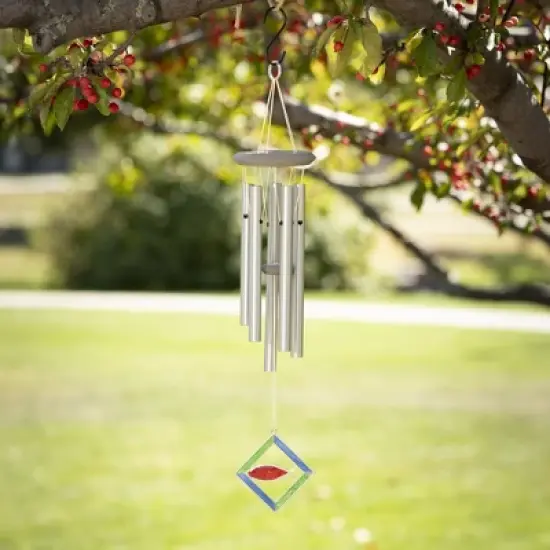 Woodstock Chimes Memorial Wind Chime Fish Symbol 23" image {4}