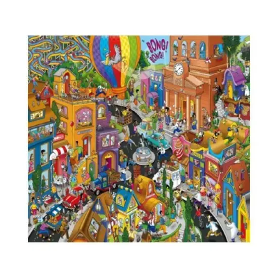 Wuundentoy Premium Edition: World in a Hurry Jigsaw Puzzle - 500pc image {1}