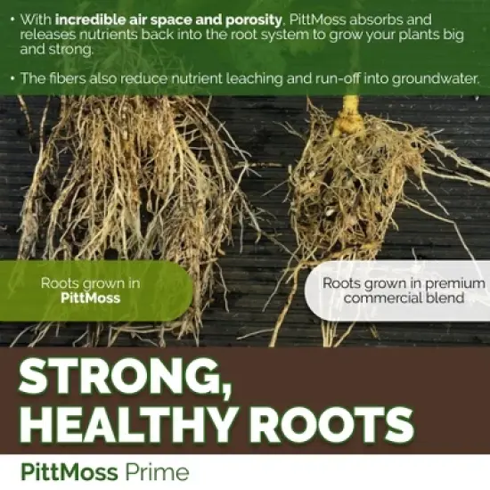 PittMoss Prime Eco-Friendly, Organic, Peat-Free Soil Conditioner image {4}