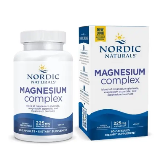 Nordic Naturals Dietary Magnesium Vegan Complex Supplements Capsules - 90ct image {2}