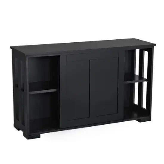 Yaheetech Sideboard Buffet Cabinet with Storage Sliding Door for Kitchen Dining Room image {8}