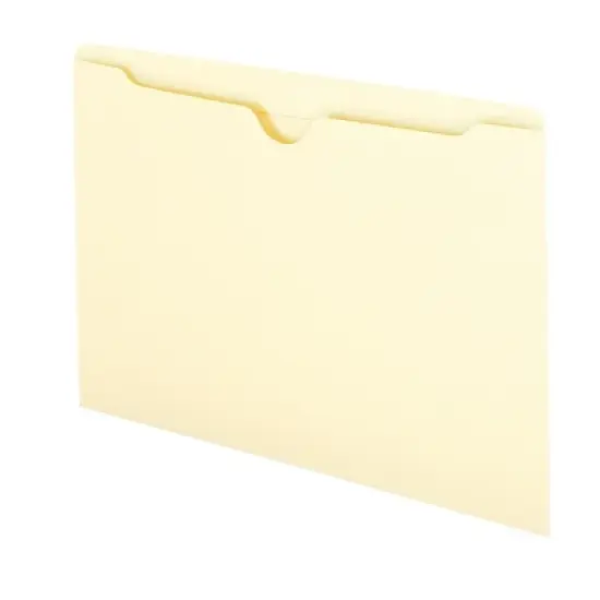 Smead File Jacket, Reinforced Tab, Flat-No Expansion, Legal Size, Manila, 100 per Box (76500) image {1}