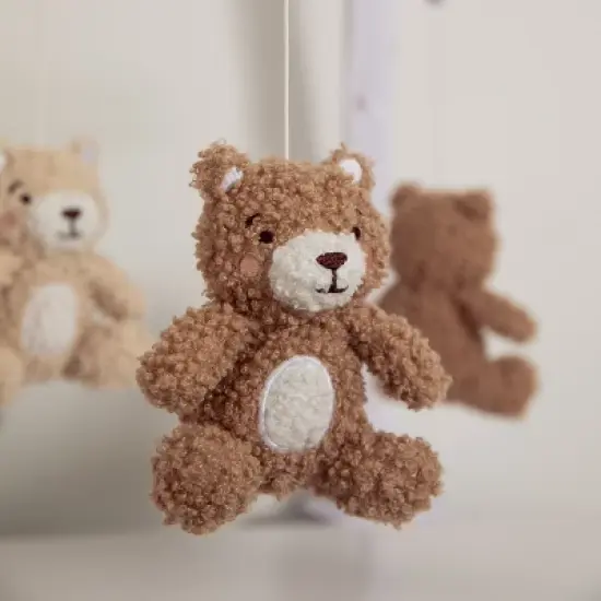 Living Textiles - Musical Mobile - Cuddly Bear, Brown image {2}
