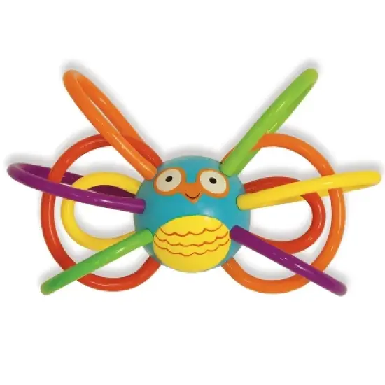 Manhattan Toy Zoo Winkel Owl Rattle and Sensory Teether image {4}