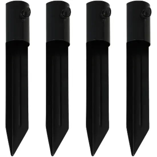 Sunnydaze Outdoor Universal Steel Metal Ground Stake Accessory for Patio and Lawn Torches - Black image {8}