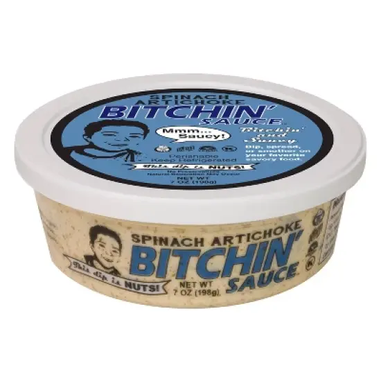 Bitchin' Sauce Spinach Artichoke Almond Dip - 7oz image {2}