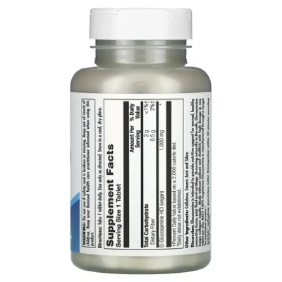 KAL 100% Vegetarian Glucosamine, 1,000 mg, 60 Tablets image {1}