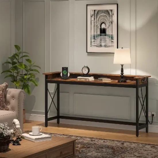 Tribesigns 70.86" Sofa Table image {5}