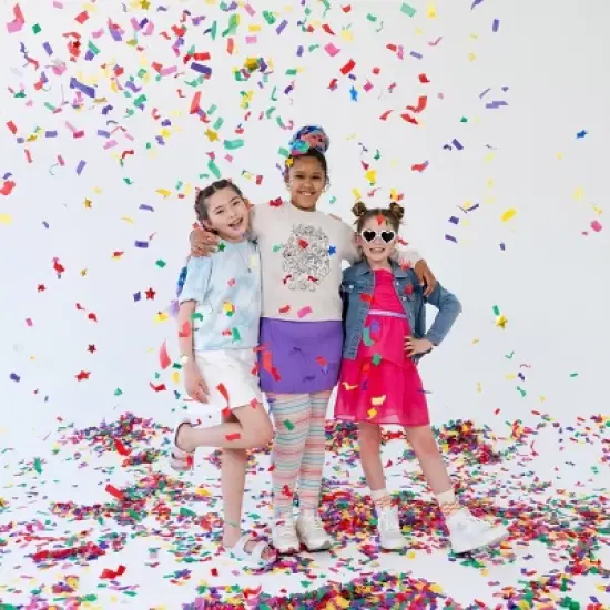 Girls' My Little Pony x Prabal Gurung 'Love EveryPony' Dreamy Pullover Sweatshirt - Tan image {4}