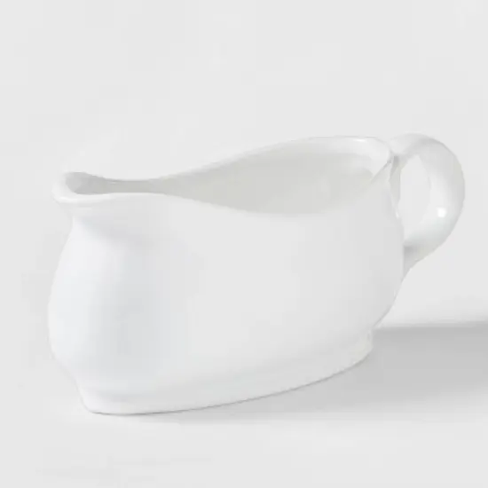 Porcelain Gravy Boat 20oz White - Threshold&trade; image {2}
