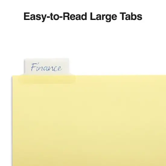 MyOfficeInnovations Big Tab Blank Paper Dividers 8-Tab Clear 4/Pack (13516/14482) 431424 image {2}