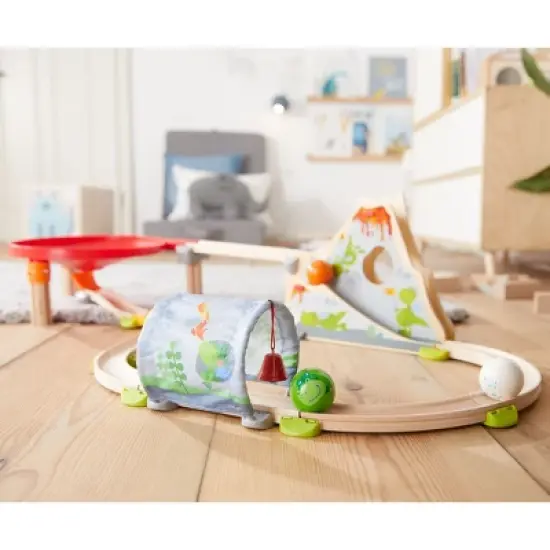 HABA Kullerbu Dragonland Ball Track Starter Set with Funnel and Tunnel image {8}