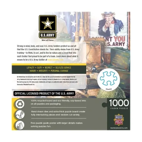 MasterPieces Hometown Heroes: Men of Honor Jigsaw Puzzle - 1000pc image {3}