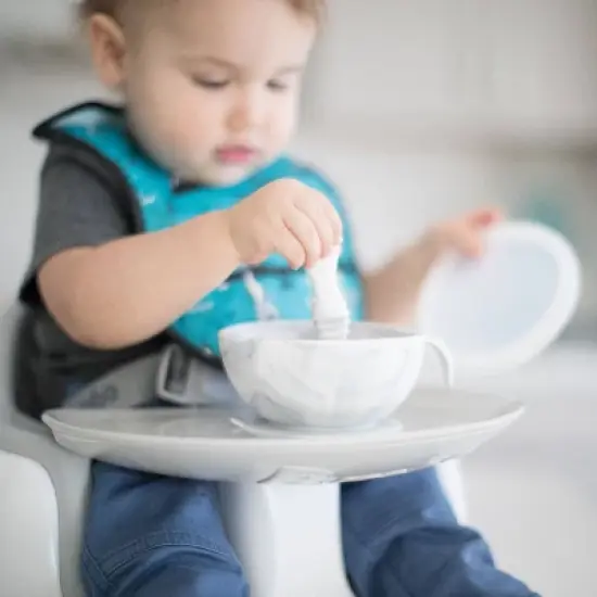 Bumkins Marble Baby Feeding Accessory Bowl image {1}