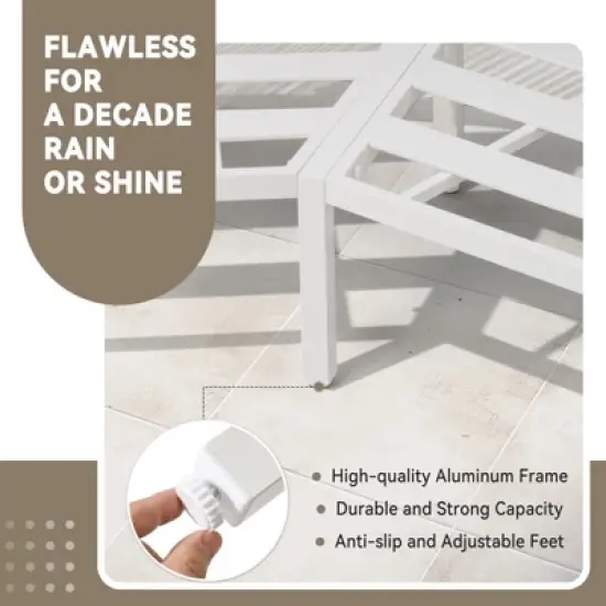 Crestlive products 2PC outdoor handcrafted woven rope design patio sofa for Balcony lawn  Beige image {4}