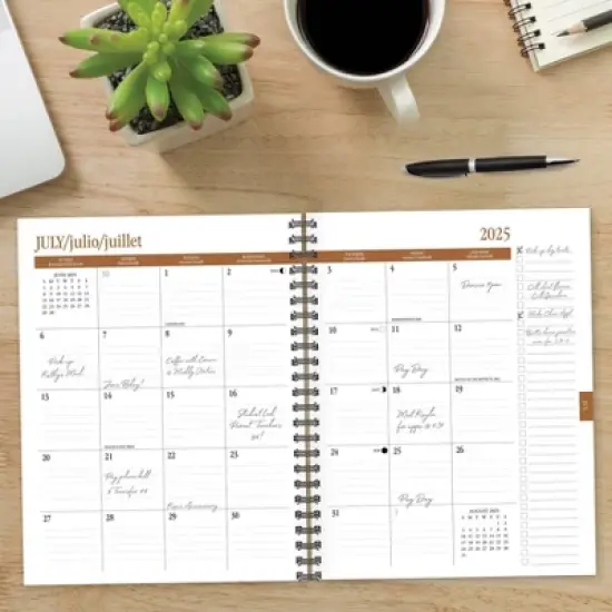 Willow Creek Press So Productive Academic July 2025 - June 2026 8.5"x11" Weekly Monthly Softcover Planner image {3}