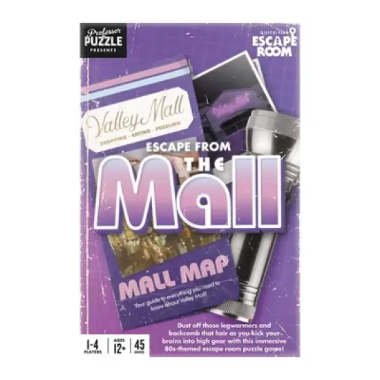 Professor Puzzle USA, Inc. Escape from the Mall Escape Room Game image {1}