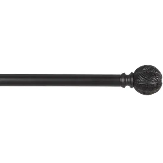 Exclusive Home Acanthus 1" Window Curtain Rod and Finial Set image {2}