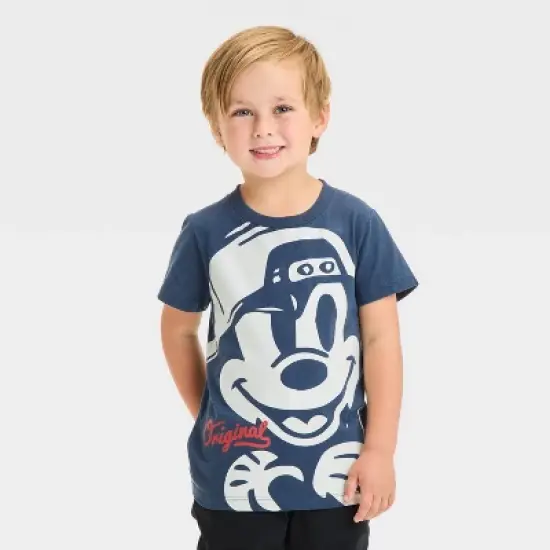 Toddler Boys' Disney Mickey Mouse T-Shirt - Blue image {3}
