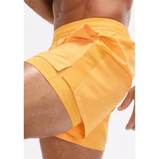 Peloton Men's 5" Lined Summit Short, Amber image {4}