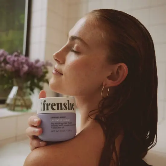 Being Frenshe Nourishing Deep Conditioning Hair Mask for Dry Damaged Hair - Lavender Cloud - 8oz image {3}