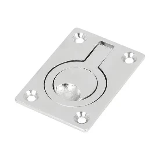 Unique Bargains 316 Stainless Steel 62x44mm Boat Floor Locker Hatch Lift Flush Ring Pull Handles image {7}