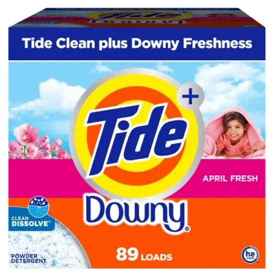 Tide with Downy Powder Laundry Detergent - 89 Loads image {9}