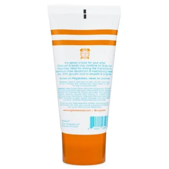 Megababe Happy Pits Detoxifying Underarm Mask - 3 fl oz image {1}
