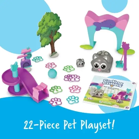 Learning Resources Coding Critters Scamper & Sneaker, Interactive Coding Toy, 22 Piece Set, Ages 4+ image {2}