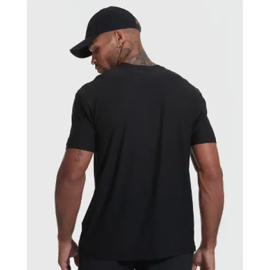 Men's All Black Active Crew Neck 3-Pack - True Classic image {3}
