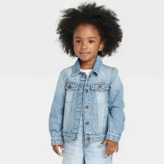OshKosh B'gosh Toddler Boys' Denim Jacket - Light Blue image {3}